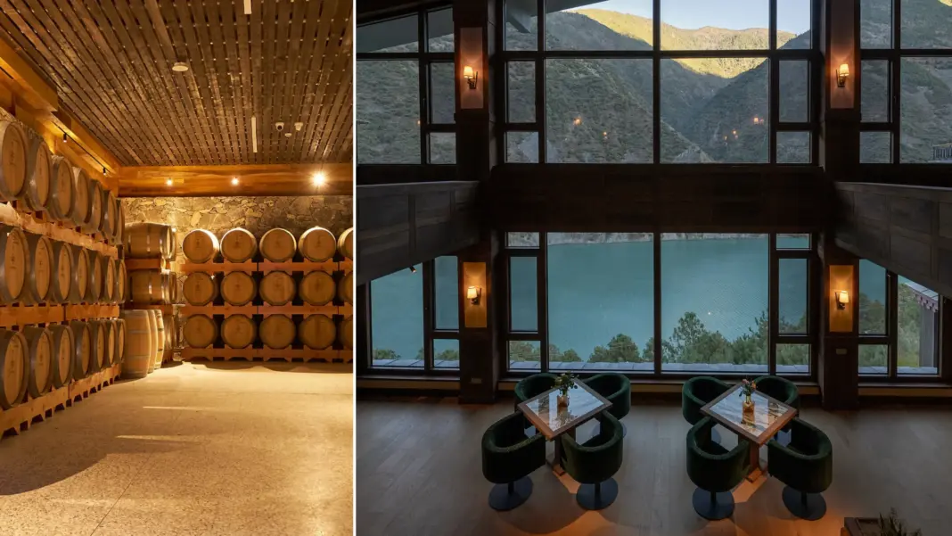 12 Wine Hotels Around the World Where You Can Sip, Sleep, and Stomp Grapes Wine hotels lede songtsam lodge cizhong