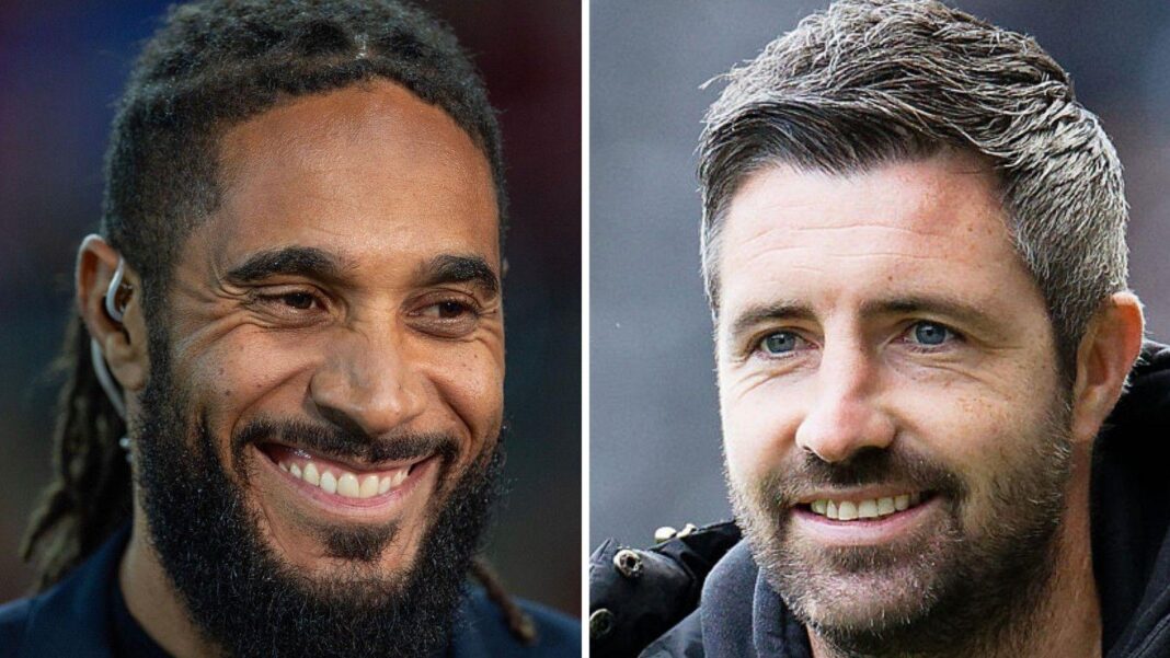 Williams and Sheehan join Bellamy’s Wales staff Ashley Williams (L) and Alan Sheehan look happy