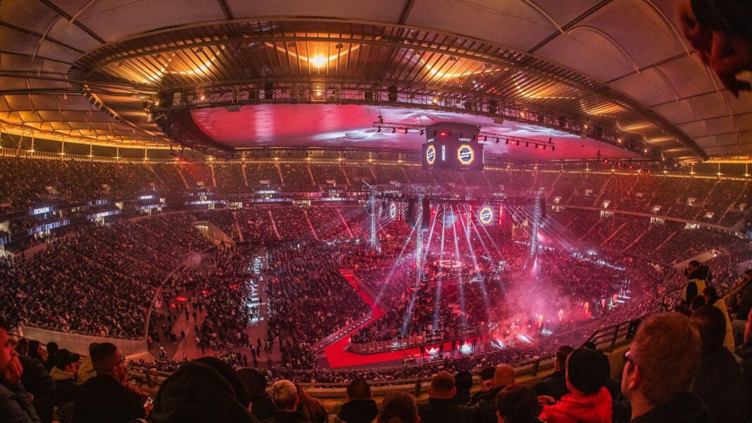 The MMA fighter helping Brighton – and filling stadiums Oktagon's show at Frankfurt's Deutsche Bank Park in 2024