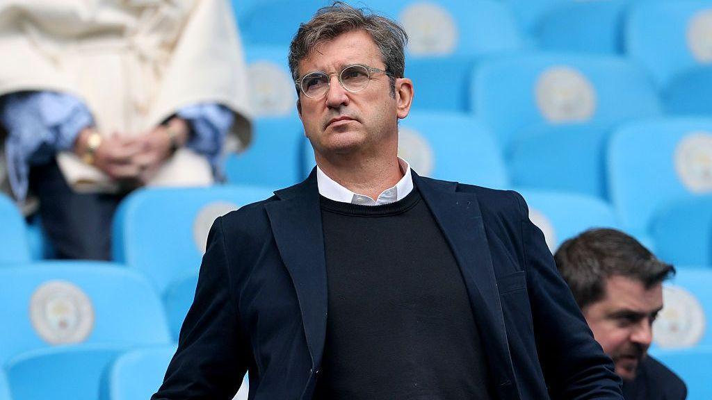 Ferran Soriano at a Manchester City match