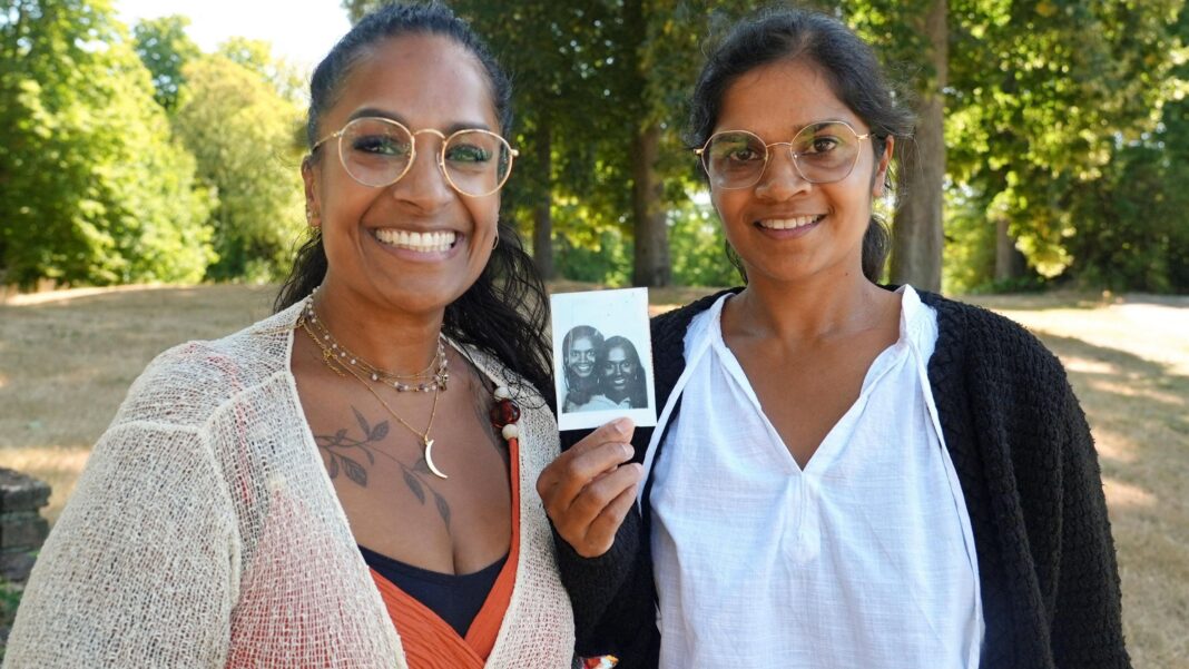 Best friends for decades – until a DNA test revealed they were sisters Indian-born women Meena Geltink, 43, and Minal Tijssen, 44, adopted separately as babies and raised near each other in the Netherlands, meet after a DNA test revealed they were biological sisters, in 's-Hertogenbosch, Netherlands, August 11, 2026. REUTERS/Marta Fiorin