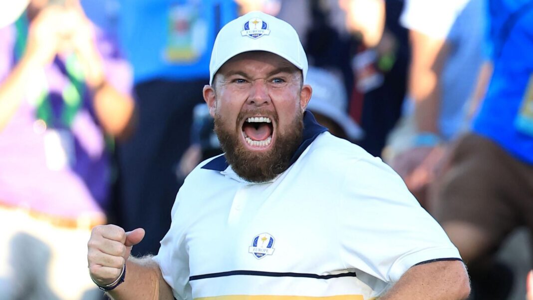 Ryder Cup race a ‘big part’ of Lowry’s motivation Shane Lowry celebrates by pumping his fist at the 2025 Ryder Cup