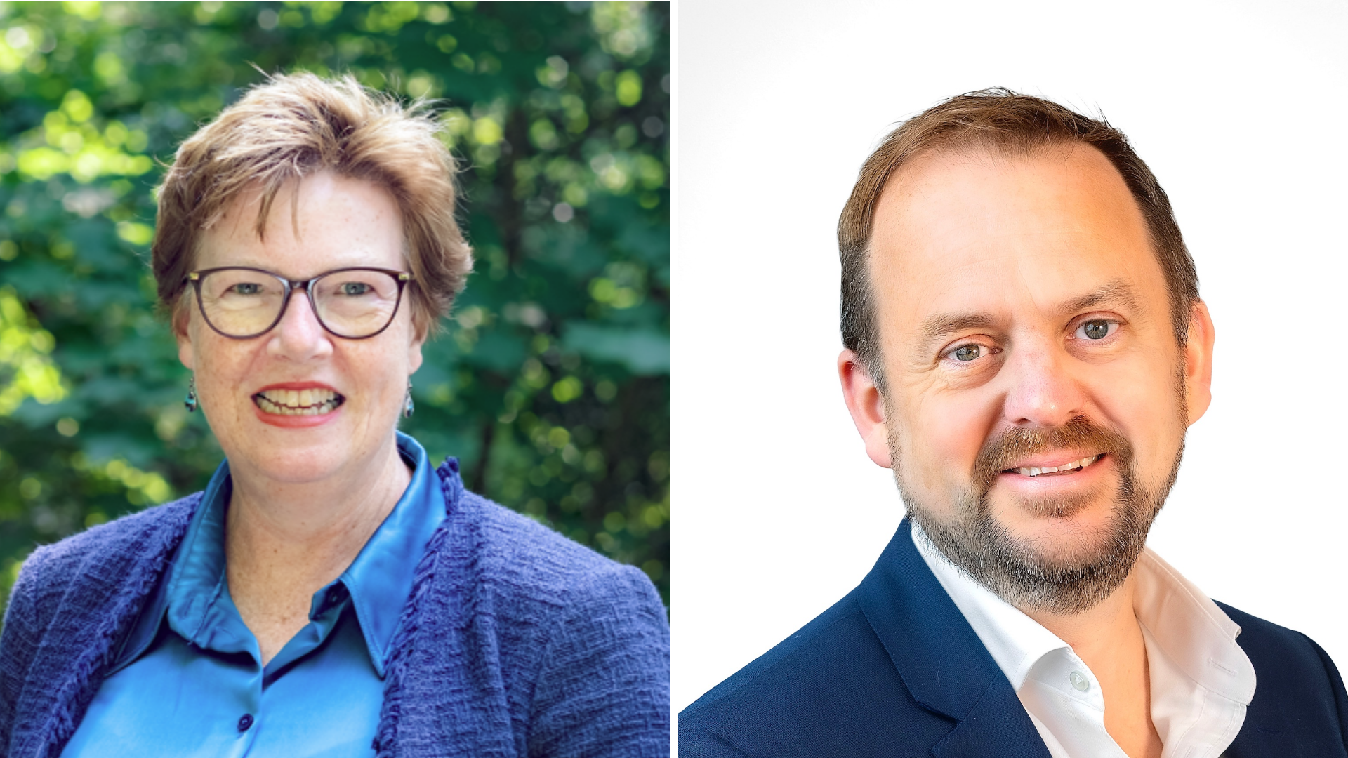 Jane Poole-Wilson and James Cochraine