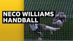 New camera angle shows Williams’ disallowed goal hit arm New camera angle shows Williams’ disallowed goal hit arm