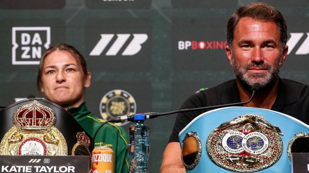 Katie Taylor and Eddie Hearn