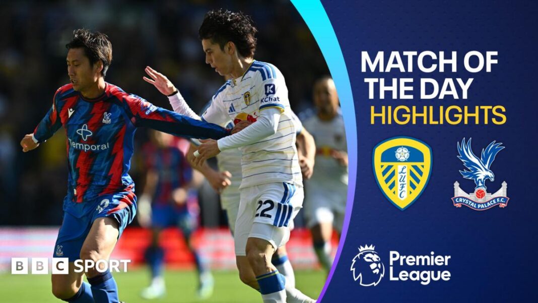 Leeds continue unbeaten start in league with draw against Palace Leeds continue unbeaten start in league with draw against Palace