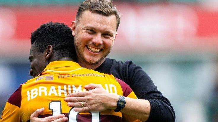 How Motherwell’s blueprint is defying second-season syndrome Alfred Johansson embraces Ibrahim Said