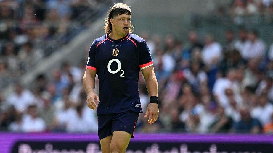 Benhard Janse van Rensburg playing for England