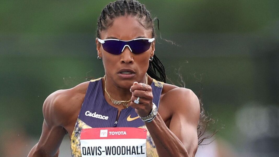 Davis-Woodhall ends season after car crash Olympic long jump champion Tara Davis-Woodhall