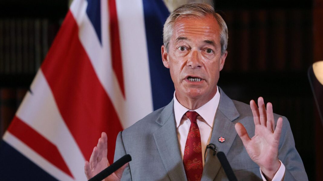 Chris Mason: Reform face headwinds as they gather for conference Reform UK leader Nigel Farage speaks during a press conference in London.