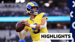Stafford throws four touchdown passes in Rams win Stafford throws four touchdown passes in Rams win