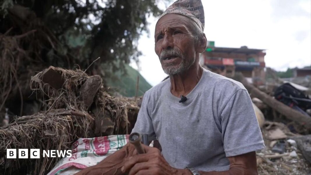 Watch: BBC visits village swept away by deadly floods image