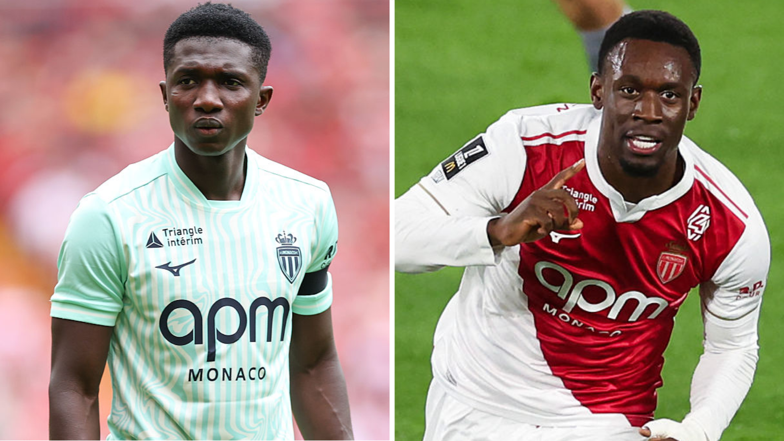 Lamine Camara (left) and Folarin Balogun (right)