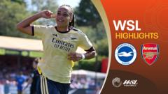 Baum scores on debut as Arsenal edge Brighton Baum scores on debut as Arsenal edge Brighton