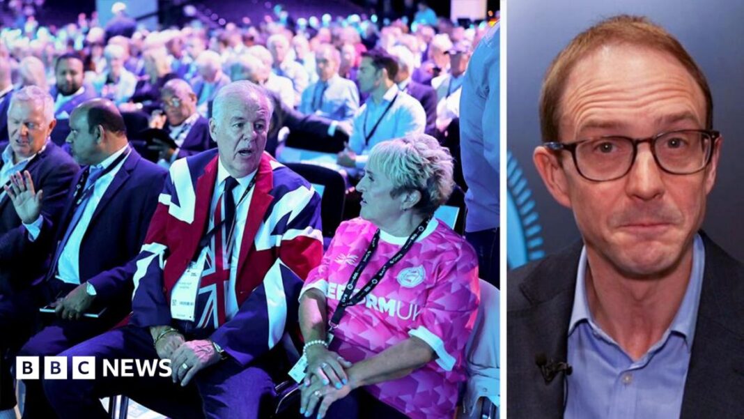 Chris Mason: ‘This is not what Farage wanted today to look like’ image