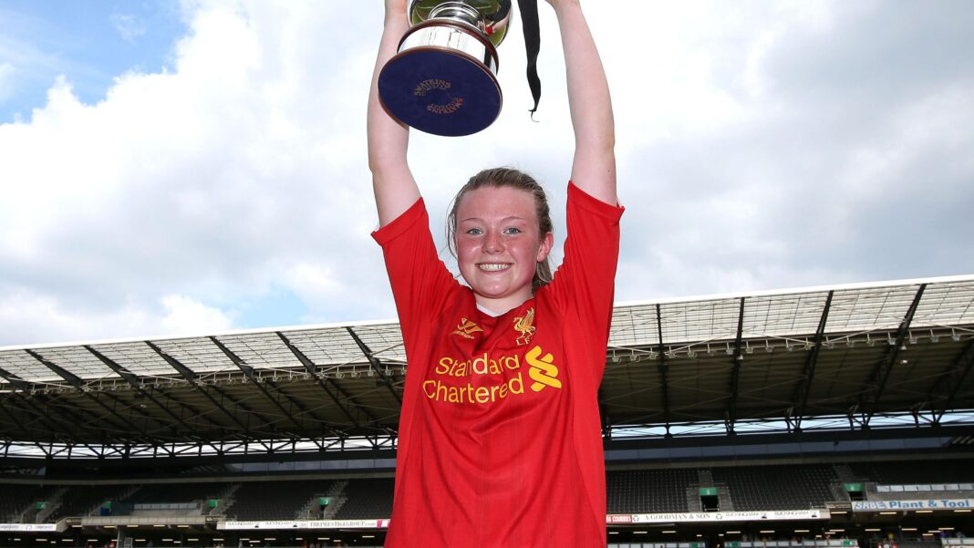 Kess Elmore playing for Liverpool