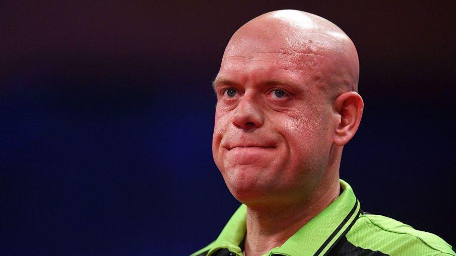 Michael Van Gerwen looking resigned