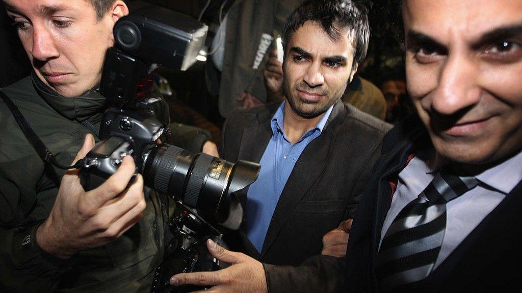 Salman Butt leaves court during the Pakistan spot-fixing trial