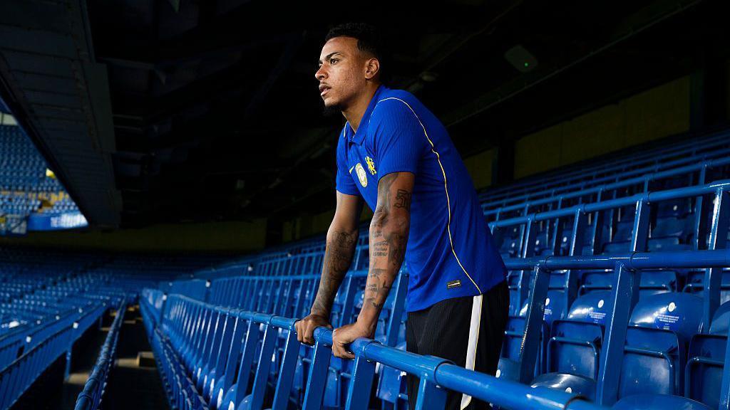Chelsea FC Unveil New Signing Morgan Rogers at Stamford Bridge