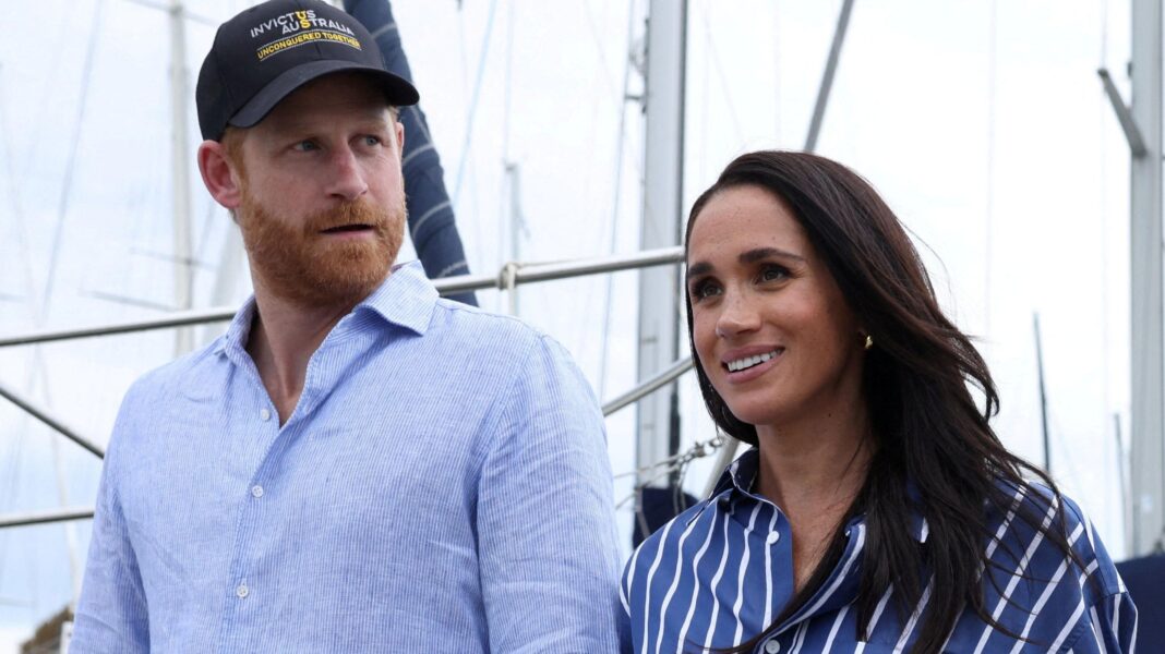 Prince Harry and Meghan, head and shoulders picture