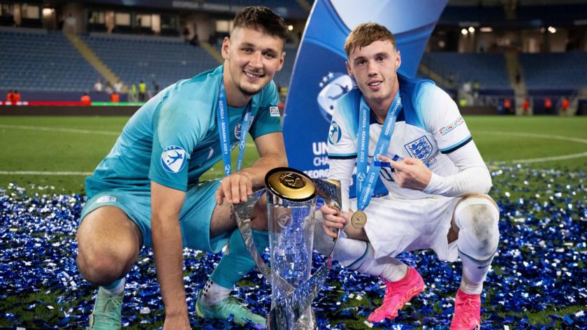 James Trafford and Cole Palmer