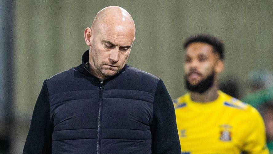 David Gray has been removed from his post after Tuesday's home defeat to Kilmarnock