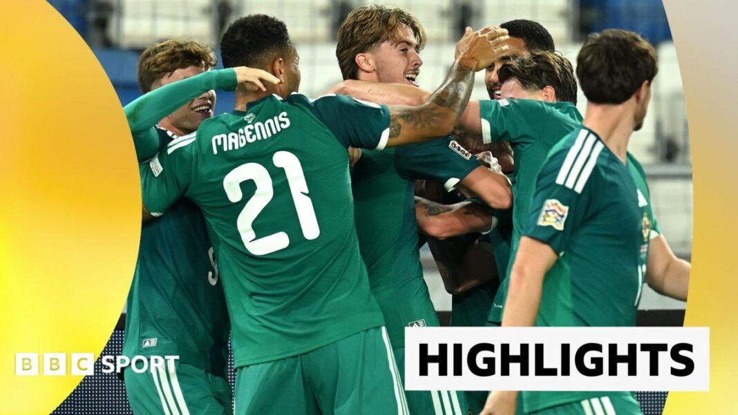 Late drama as Northern Ireland beat Georgia Late drama as Northern Ireland beat Georgia