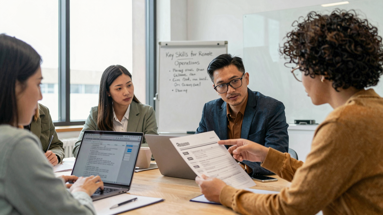 Crafting an Application That Stands Out for Remote Operations Jobs