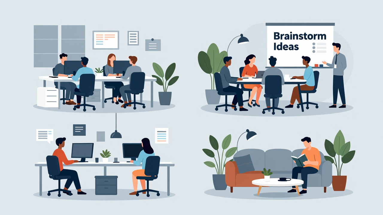 Create Zones for Focus, Collaboration, and Relaxation