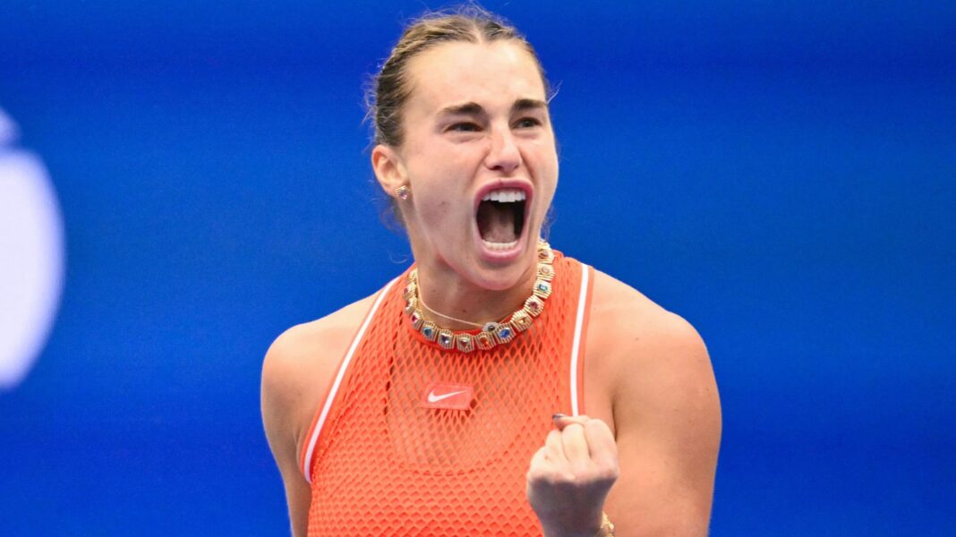 Sabalenka overcomes tricky Townsend test at US Open Aryna Sabalenka celebrates during her fourth-round match at the US Open
