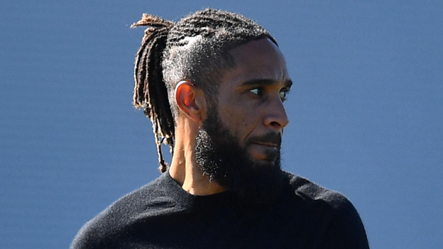 Ashley Williams is pictured looking off to the right.