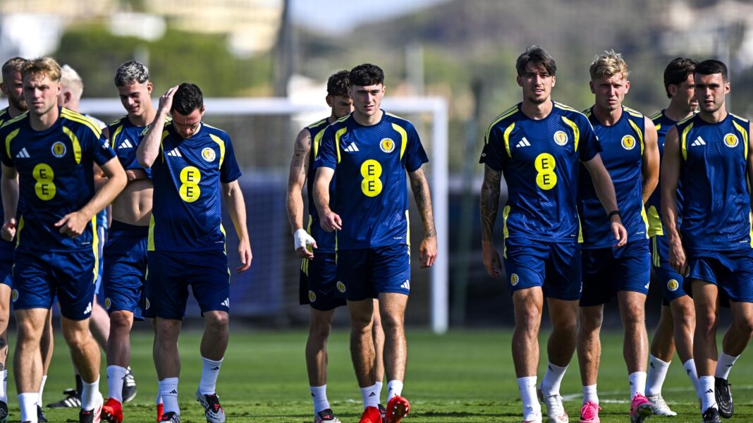 New-look squad, but how will Pocognoli’s Scotland line-up? Scotland squad in La Manga, Spain