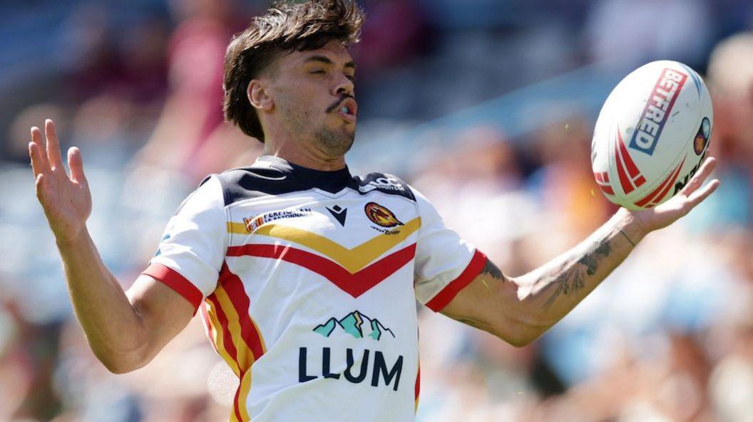 Catalans' dashing winger Leo Darrelatour