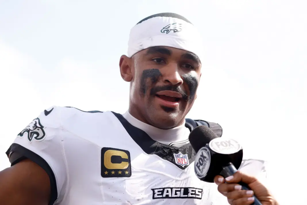 “Decided to dress like a man”: NFL fans react to Jalen Hurts’ “preacher son fit” in “pastor suit” for MNF game “Decided to dress like a man”: NFL fans react to Jalen Hurts’ “preacher son fit” in “pastor suit” for MNF game