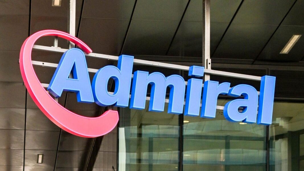 Admiral insurance firm to cut 500 jobs in the UK Sign above the entrance to the headquarters of Admiral Insurance in Cardiff city centre.