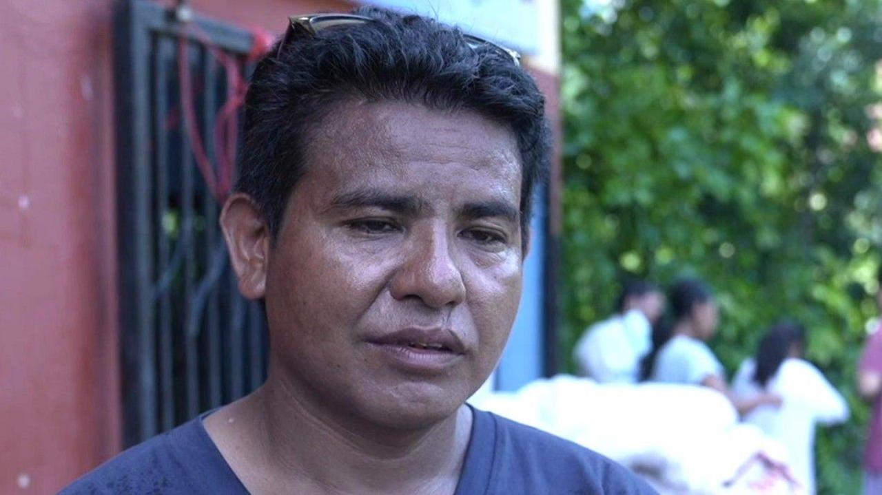 Close of Pemba Dundu Tamang, a hydropower tunnel worker who survived