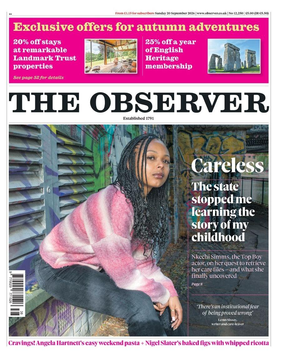 "Careless" reads the headline on the front page of the Observer.