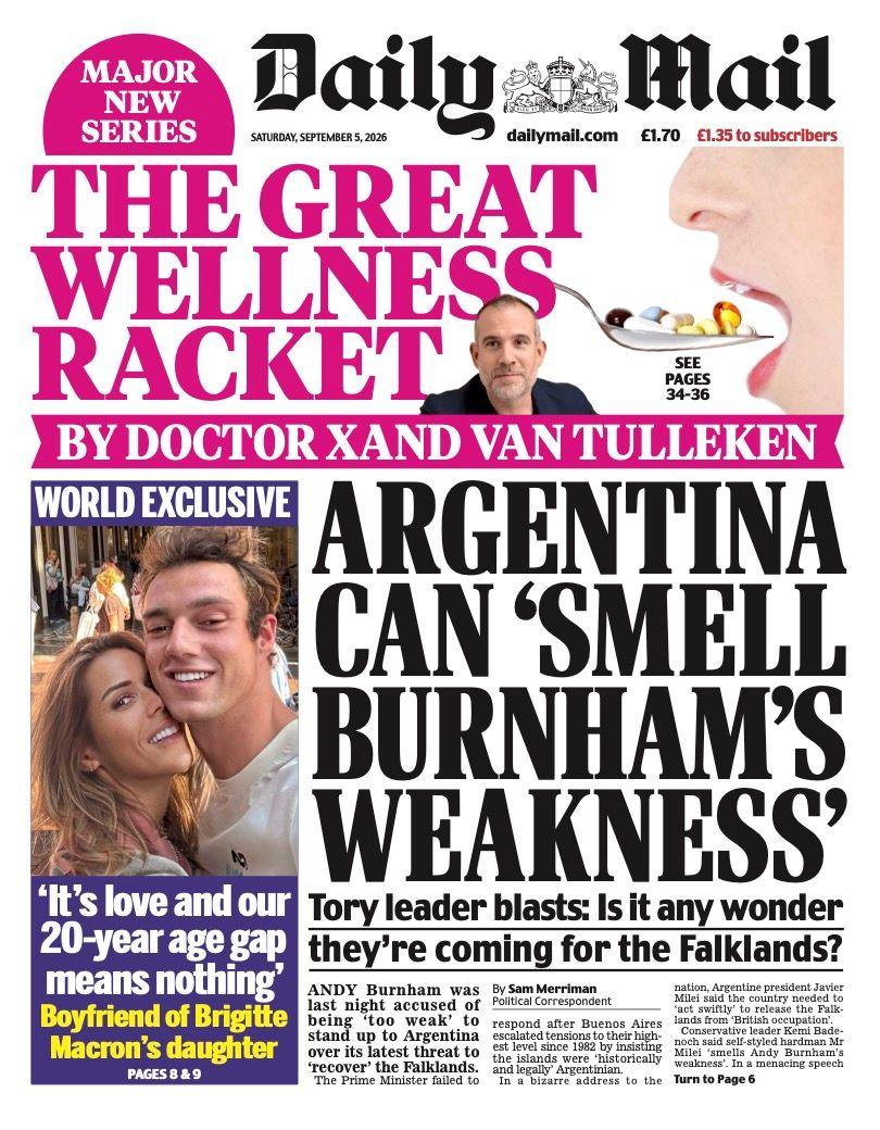 The headline on the front page of the Daily Telegraph reads: “Dementia drug for healthy over-55s”.