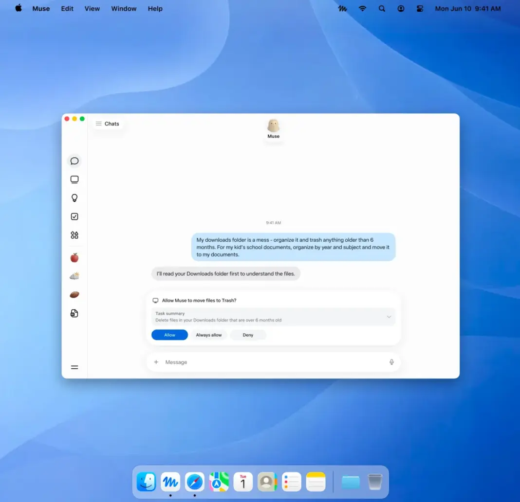 Meta’s Muse hits Mac, letting the AI take actions on your computer image