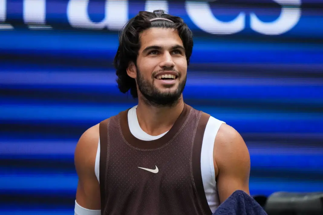 Carlos Alcaraz breaks silence on nipple-baring outfit at US Open & why he decided to fix the wardrobe malfunction in 3R Carlos Alcaraz breaks silence on nipple-baring outfit at US Open & why he decided to fix the wardrobe malfunction in 3R