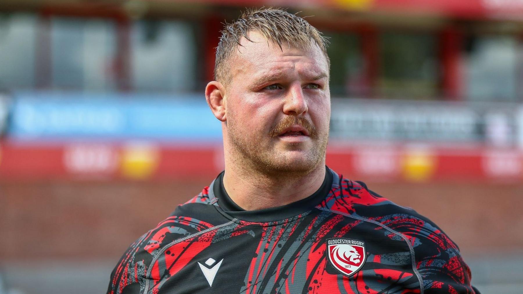 Dewi Lake in a Gloucester shirt