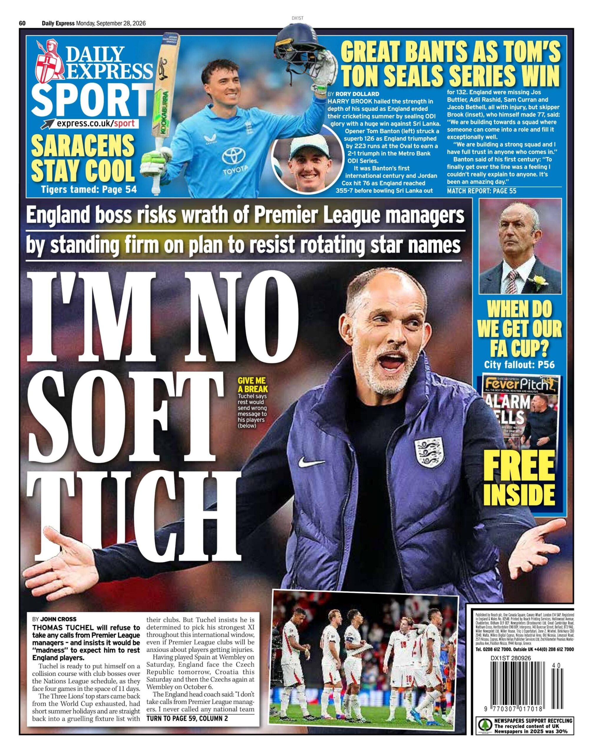 Express back page