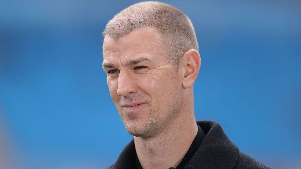 Joe Hart at Etihad Stadium during his time as a pundit