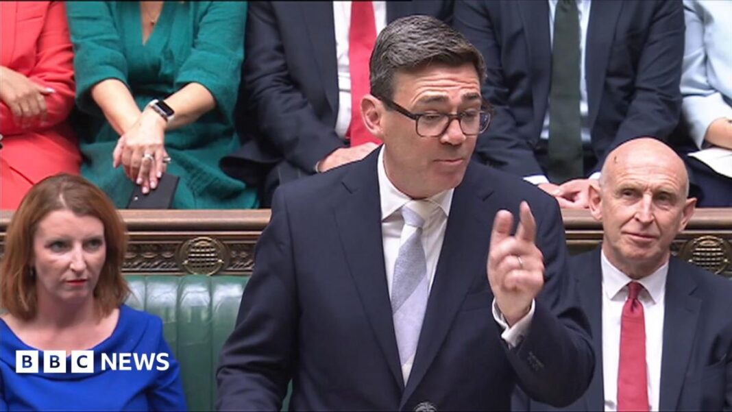 Watch: Key moments from Andy Burnham’s first Commons speech as PM Watch: Key moments from Andy Burnham’s first Commons speech as PM