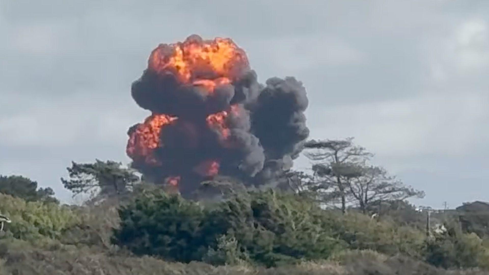 Explosion on Anglesey
