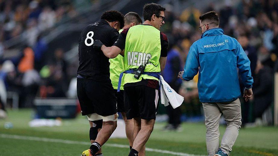 Ardie Savea goes off injured