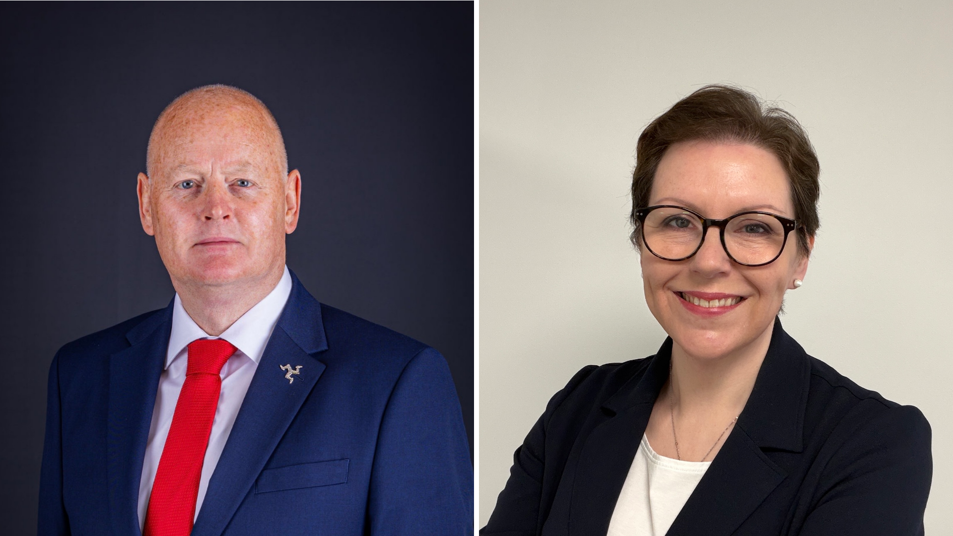 Headshots of Rob Callister and Rachel Glover.