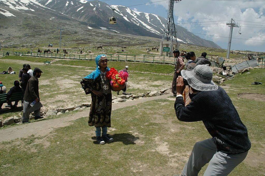 Digital world in the Himalayas Lay and sometimes illiterate photographers making a living in the Himalayas by taking photos of tourists (Photo by Pallava Bagla/Corbis via Getty Images)
