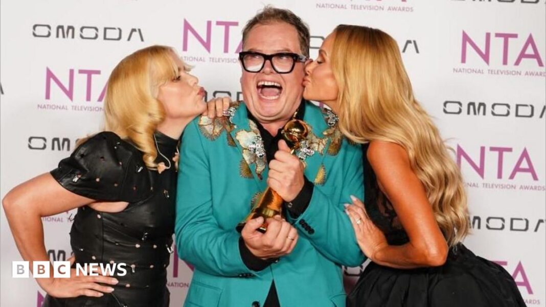 Watch: Emotional moment as Alan Carr honoured at National Television Awards image
