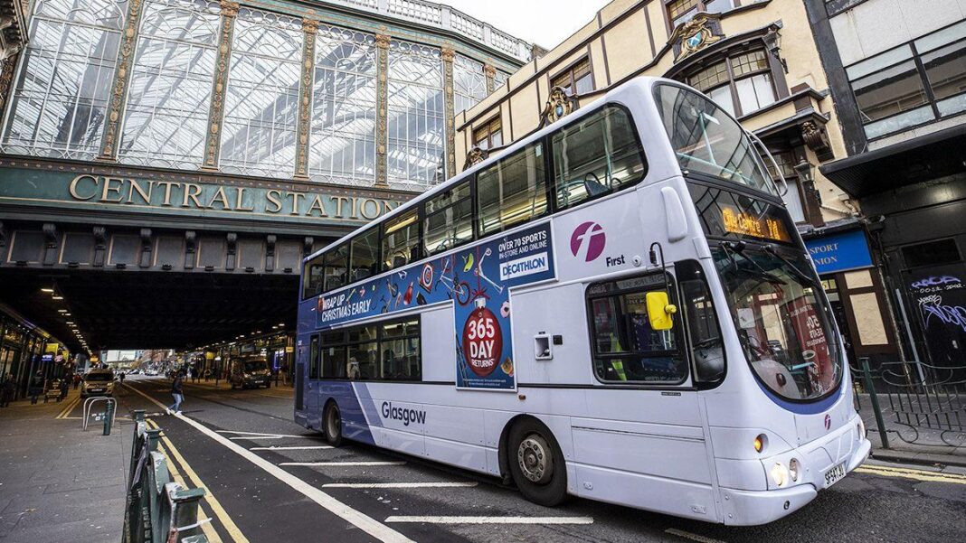 Bus journeys in west of Scotland to be capped at £2 from Monday Bus journeys in west of Scotland to be capped at £2 from Monday